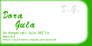 dora gula business card